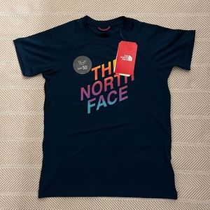 NWT The North Face Amphibious Tee, UPF 50, Flash Dry Technology, Size YL